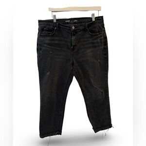 Old Navy Women's Black Boyfriend Jeans